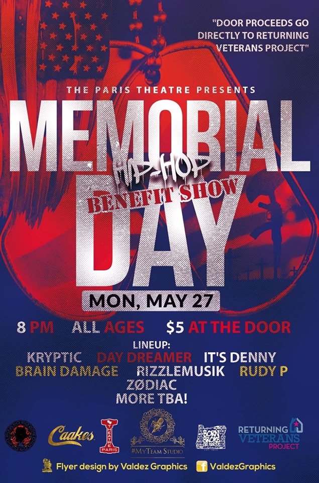 Honor Our Fallen: Memorial Day Hip-Hop Benefit (All Ages)
