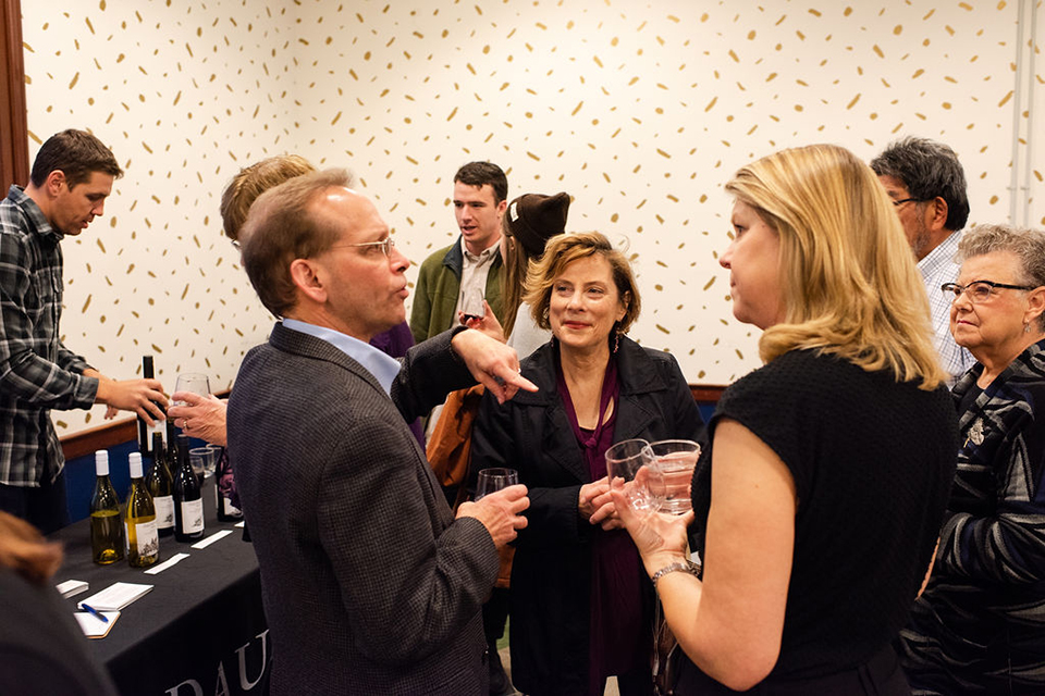RVP Leadership enjoys small bites and wine tasting